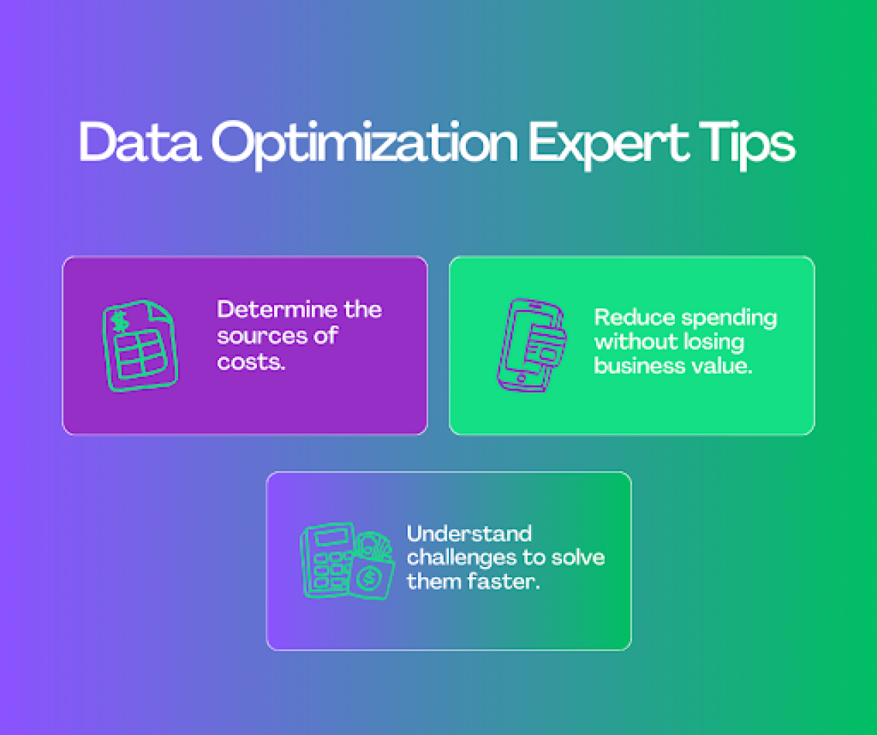 Data Optimization Expert Tips.