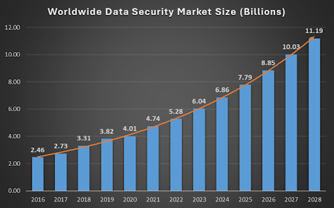 Data Security Market Size Worldwide.