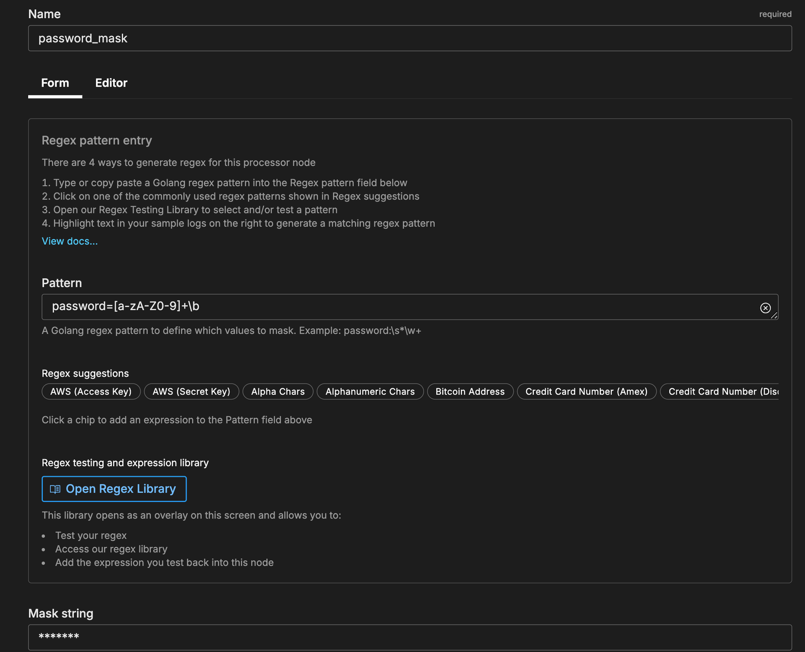 Exceed Sensitive Data Requirements
