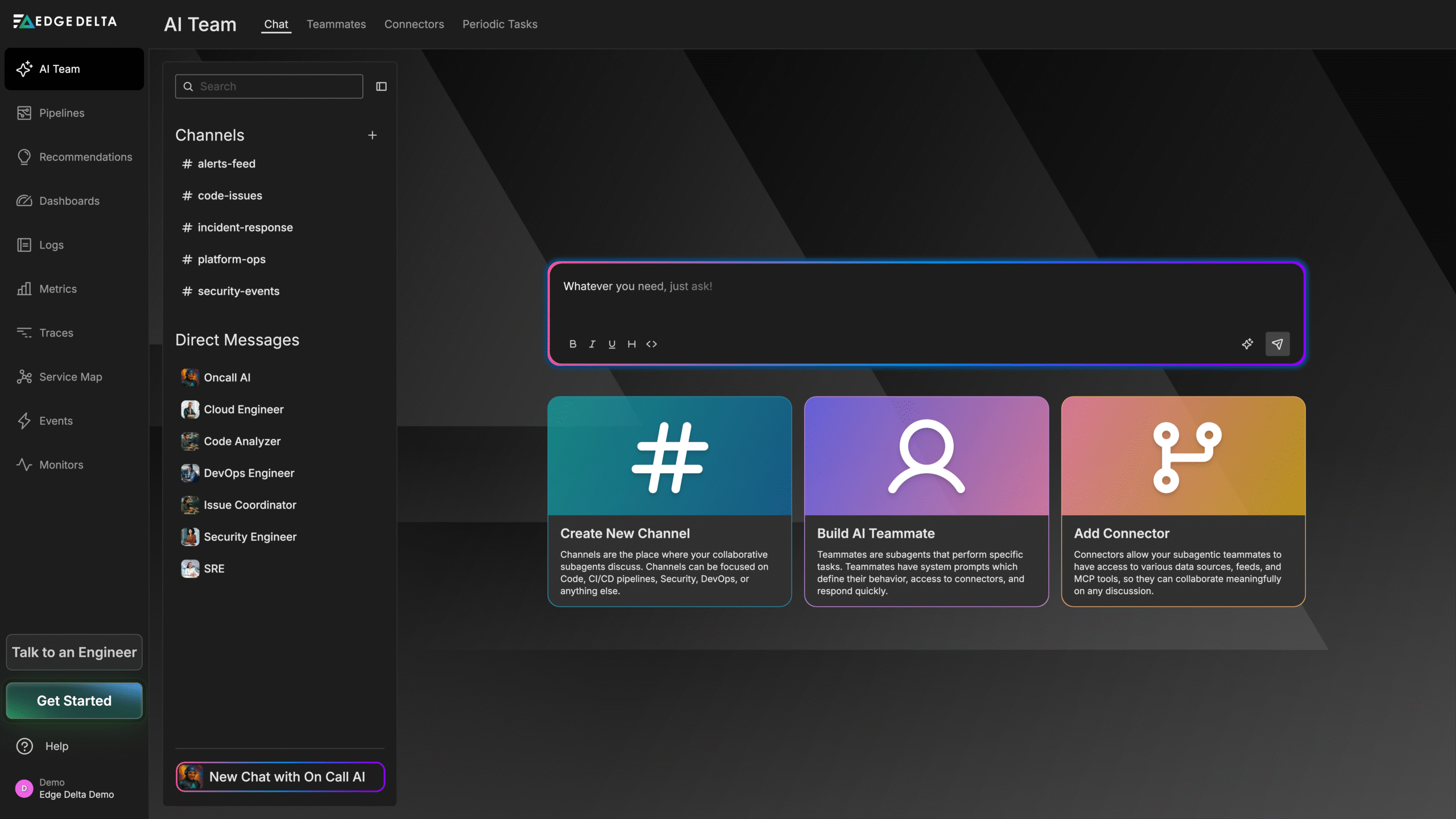 Dashboard screenshot