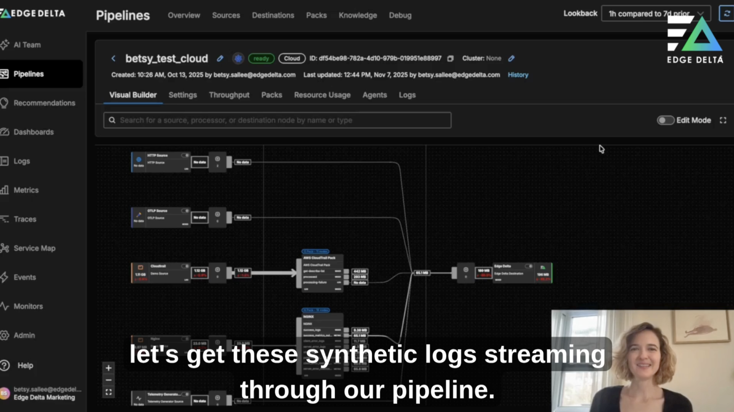 Safely Validate Pipeline Changes with Edge Delta's Telemetry Generator