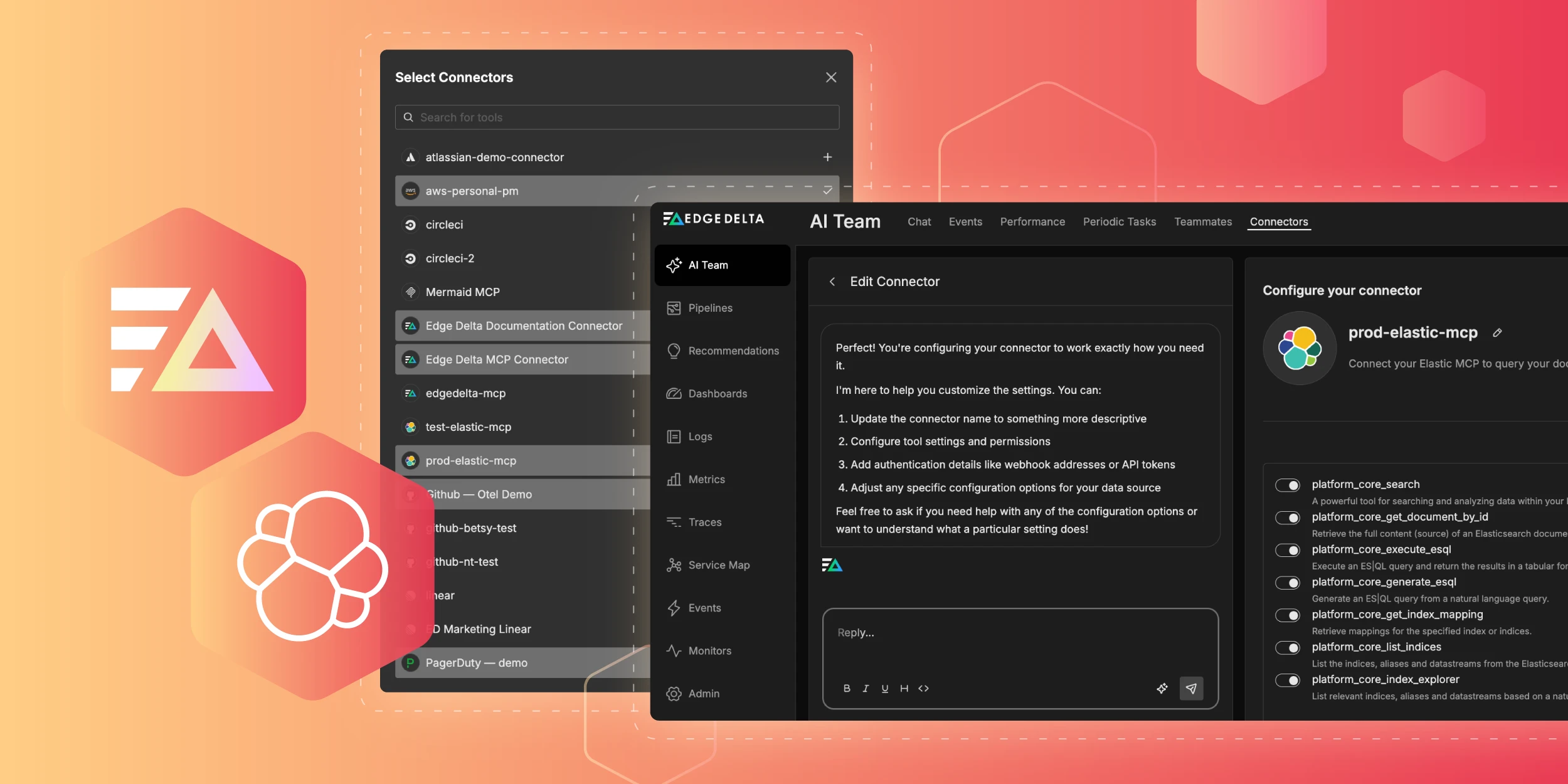 How to Power Agentic Remediation Workflows in Edge Delta with the Elastic MCP Connector