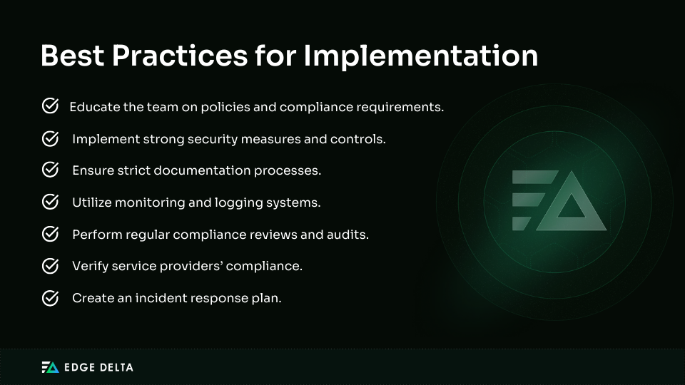 Best Practices for Implementation